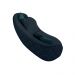 Sofá Decorativo 240cm com Almofadas Redondas Clarke Veludo Azul Marinho G45 - Gran Belo