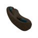 Sofá Decorativo 288cm com Almofadas Redondas Clarke Veludo Marrom G45 - Gran Belo