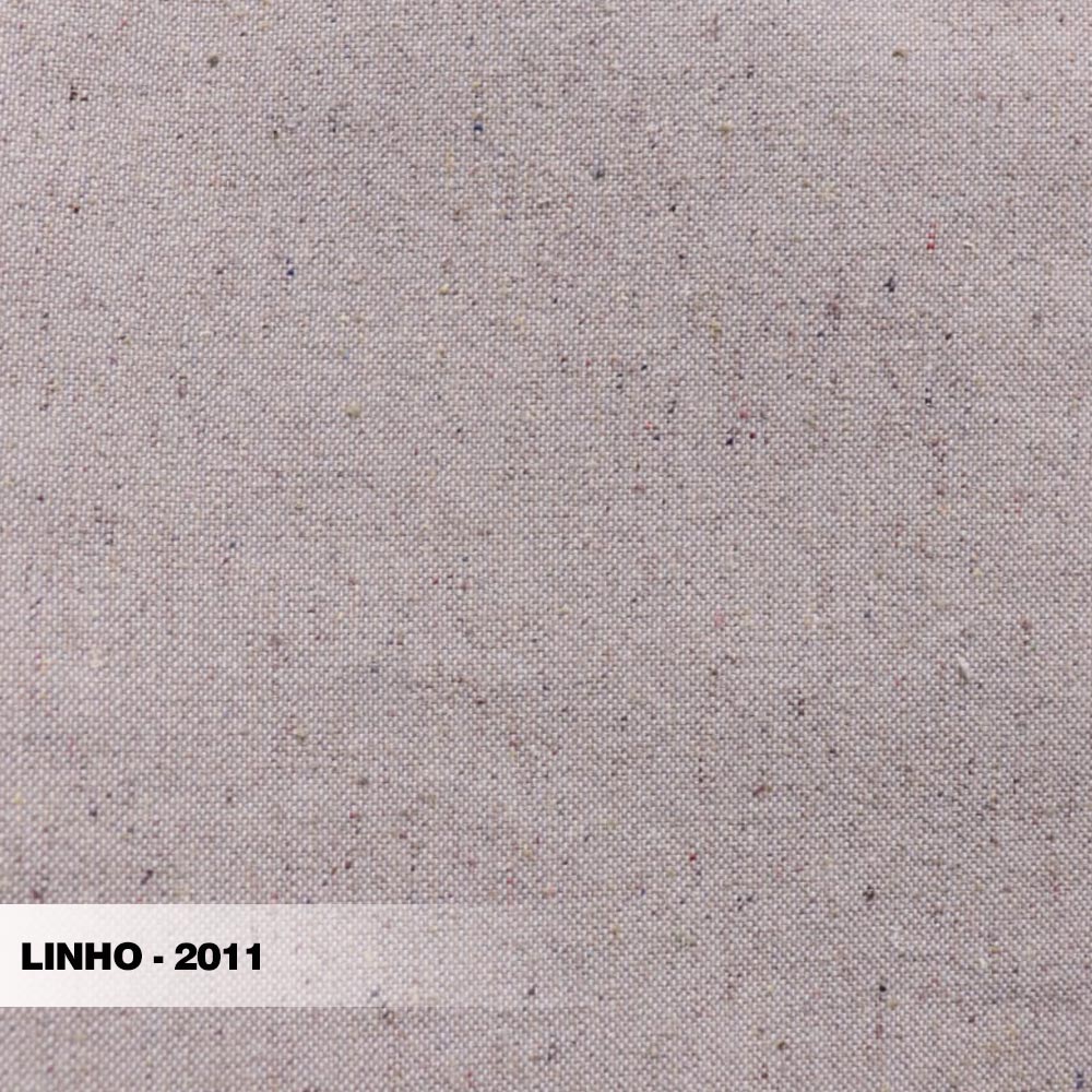 Sofá Decorativo 3 Lugares 200cm Pés em Madeira Buzz Linho Areia Rústica G63 - Gran Belo
