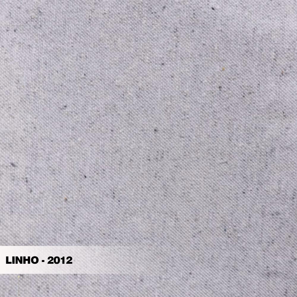 Sofá Decorativo 3 Lugares 200cm Pés em Madeira Buzz Linho Cinza Rústico G63 - Gran Belo