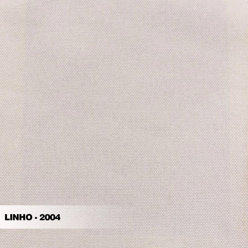Sofá Decorativo 3 Lugares 220cm Pés em Aço Stagno Linho Pérola G63 - Gran Belo