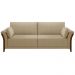 Sofá Decorativo 3 Lugares 222cm Market Linho Bege G45 - Gran Belo
