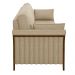 Sofá Decorativo 3 Lugares 222cm Market Linho Bege G45 - Gran Belo