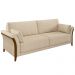 Sofá Decorativo 3 Lugares 222cm Market Linho Champagne G45 - Gran Belo
