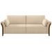 Sofá Decorativo 3 Lugares 222cm Market Linho Champagne G45 - Gran Belo