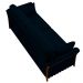 Sofá Decorativo 3 Lugares 222cm Market Veludo Azul Marinho G45 - Gran Belo