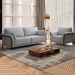 Sofá Decorativo 3 Lugares 222cm Market Veludo Cinza G45 - Gran Belo