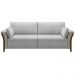 Sofá Decorativo 3 Lugares 222cm Market Veludo Cinza G45 - Gran Belo