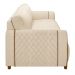 Sofá Decorativo 3 Lugares 223cm Maceió Linho Champagne G45 - Gran Belo