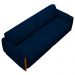 Sofá Decorativo 3 Lugares 223cm Maceió Veludo Azul Marinho G45 - Gran Belo