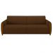 Sofá Decorativo 3 Lugares 223cm Maceió Veludo Marrom G45 - Gran Belo