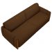 Sofá Decorativo 3 Lugares 223cm Maceió Veludo Marrom G45 - Gran Belo