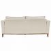 Sofá Decorativo 3 Lugares 230cm Pés em Madeira Tarantino Linho Off White Rústico G63 - Gran Belo
