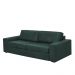 Sofá Decorativo Agatha 2 Lugares Sala de estar 150cm Pés em Madeira Couro Verde Musgo G88 - Gran Belo