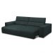 Sofá Decorativo Barbosa 3 Lugares Sala de estar 230cm Reclinável e Retrátil Couro Verde Musgo G88 - Gran Belo