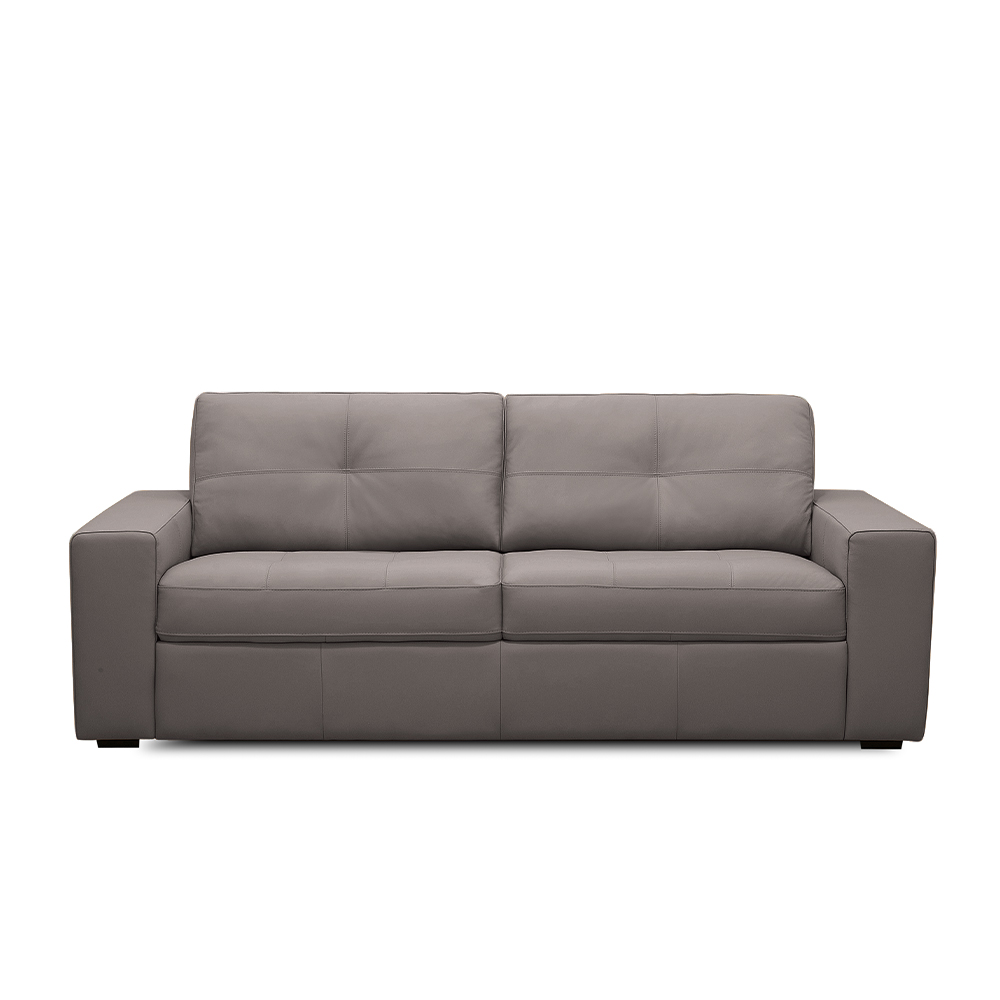 Sofá Decorativo Mendes 2 Lugares Sala de estar 150cm Pés em Madeira Couro Avelã G88 - Gran Belo