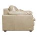 Sofá Decorativo Piece Bipartido Retrátil Sala de Estar 175cm Couro Bege G58 - Gran Belo