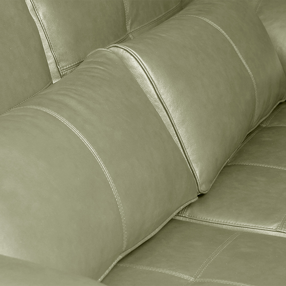 Sofá Decorativo Piece Bipartido Retrátil Sala de Estar 175cm Couro Fendi G58 - Gran Belo