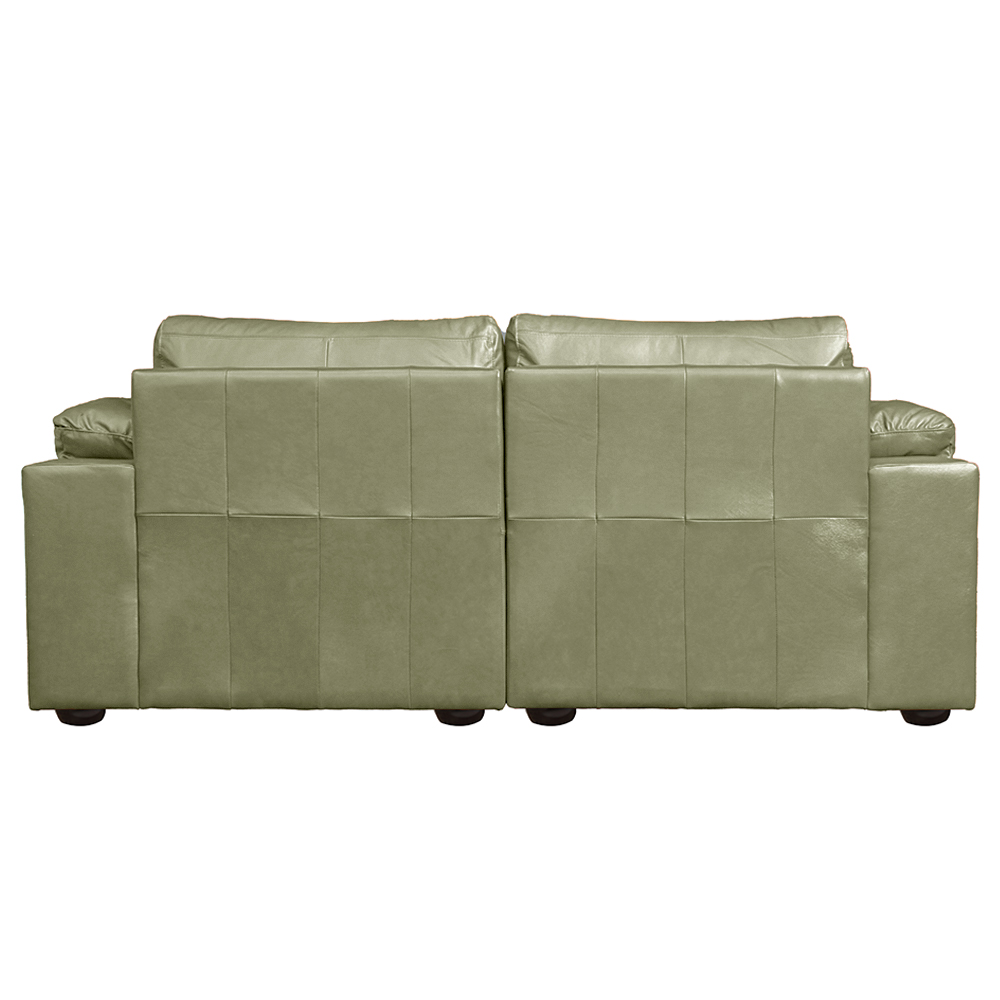Sofá Decorativo Piece Bipartido Retrátil Sala de Estar 175cm Couro Fendi G58 - Gran Belo
