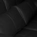 Sofá Decorativo Piece Bipartido Retrátil Sala de Estar 175cm Couro Preto G58 - Gran Belo