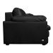 Sofá Decorativo Piece Bipartido Retrátil Sala de Estar 175cm Couro Preto G58 - Gran Belo