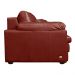 Sofá Decorativo Piece Bipartido Retrátil Sala de Estar 175cm Couro Vermelho G58 - Gran Belo