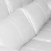 Sofá Decorativo Piece Bipartido Retrátil Sala de Estar 215cm Couro Branco G58 - Gran Belo