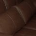 Sofá Decorativo Piece Bipartido Retrátil Sala de Estar 215cm Couro Caramelo G58 - Gran Belo