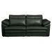 Sofá Decorativo Piece Bipartido Retrátil Sala de Estar 215cm Couro Verde G58 - Gran Belo