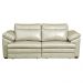 Sofá Decorativo Piece Bipartido Retrátil Sala de Estar 250cm Couro Tiza G58 - Gran Belo