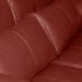 Sofá Decorativo Piece Bipartido Retrátil Sala de Estar 250cm Couro Vermelho G58 - Gran Belo