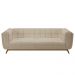 Sofá Decorativo Sala de Estar 180cm Rocket 2 Lugares Base Madeira Boucle Bege G45 - Gran Belo