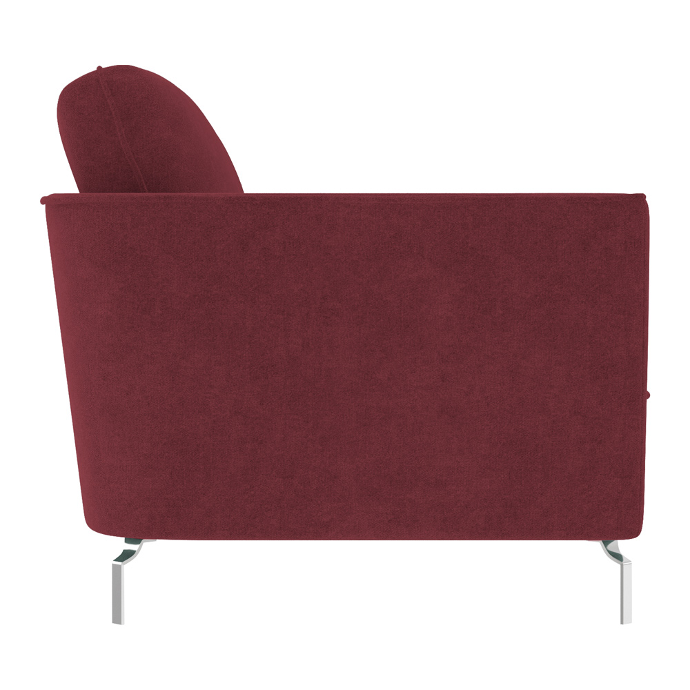 Sofá Decorativo Sala de Estar 190cm Olívia Suede Bordô G52 - Gran Belo