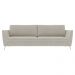 Sofá Decorativo Sala de Estar 210cm Olívia Suede Bege G52 - Gran Belo