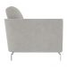 Sofá Decorativo Sala de Estar 210cm Olívia Suede Cinza G52 - Gran Belo