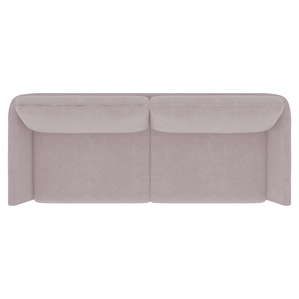 Sofá Decorativo Sala de Estar 210cm Olívia Suede Rosê G52 - Gran Belo