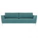 Sofá Decorativo Sala de Estar 210cm Olívia Suede Turquesa G52 - Gran Belo