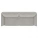 Sofá Decorativo Sala de Estar 230cm Olívia Suede Cinza G52 - Gran Belo