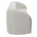 Sofá Decorativo Sala de Estar 252cm Adam 3 Lugares Boucle Branco G45 - Gran Belo