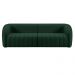 Sofá Decorativo Sala de Estar 292cm Adam 4 Lugares Veludo Verde G45 - Gran Belo