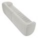 Sofá Decorativo Sala de Estar 332cm Adam 4 Lugares Boucle Branco G45 - Gran Belo