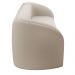 Sofá Decorativo Sala de Estar 332cm Adam 4 Lugares Veludo Bege G45 - Gran Belo
