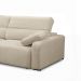 Sofá Decorativo Sala de Estar Ibiza 3 Lugares 240cm Reclinável e Retrátil Bouclê Bege Claro G89 - Gran Belo