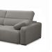 Sofá Decorativo Sala de Estar Ibiza 3 Lugares 240cm Reclinável e Retrátil Bouclê Cinza G89 - Gran Belo