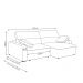 Sofá Decorativo Sala de Estar Ibiza 3 Lugares 240cm Reclinável e Retrátil Bouclê Terracota G89 - Gran Belo