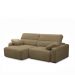 Sofá Decorativo Sala de Estar Ibiza 4 Lugares 280cm Reclinável e Retrátil Bouclê Castor G89 - Gran Belo