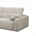 Sofá Decorativo Sala de Estar Ibiza 4 Lugares 280cm Reclinável e Retrátil Bouclê Off White G89 - Gran Belo