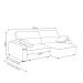 Sofá Decorativo Sala de Estar Ibiza 4 Lugares 280cm Reclinável e Retrátil Bouclê Terracota G89 - Gran Belo