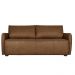 Sofá Decorativo Sala de Estar Lily 3 Lugares 200cm Couro Caramelo G34 - Gran Belo