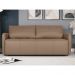 Sofá Decorativo Sala de Estar Lily 3 Lugares 240cm Couro Bege G34 - Gran Belo